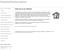 Tablet Screenshot of hempsteadhousing.org